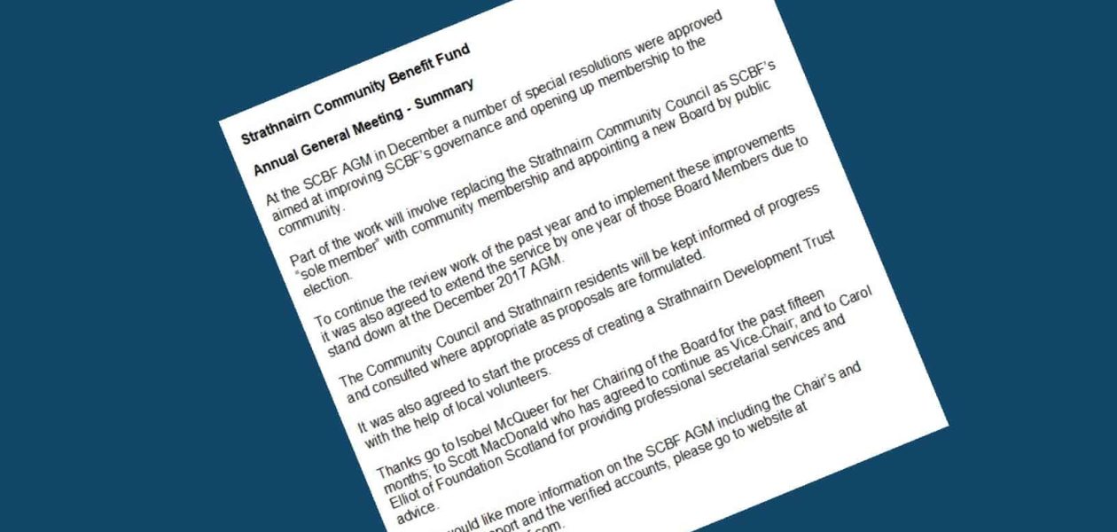 Annual General Meeting 2017 – Summary